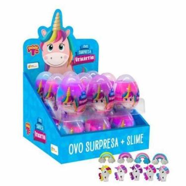 Imagem de Display Slime Ovo Surpresa Unicórnio Com 18 Unidades - Doce Brinquedo