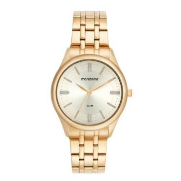 Imagem de Relogio Mondaine Feminino Ref: 83530lpmvde1 Fashion Dourado
