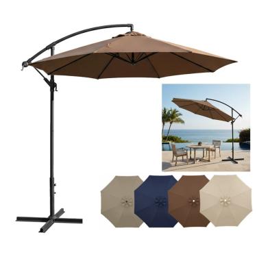 Imagem de Ombrelone Lateral Suspenso 3m Kauai Guarda Sol Piscina Jardim - AMZ