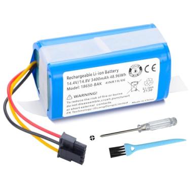 Imagem de Substituição de bateria a vácuo de 3400 mAh para iRobot Roomba Combo & Vac Essential Robot Y0110, Y011020, Y0140, Y011040, Y014020, Y011240, Q011, Q011020, Q012020, para iRobot Aspirador de pó robô