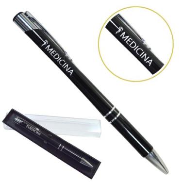 Imagem de Caneta Personalizada Cursos Metal Profissional Coloridas Medicina - ou