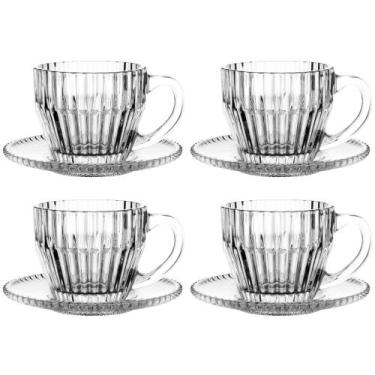 Imagem de Conjunto de 4 Xícaras de Café Imperatriz de Cristal 110ml - Wolff