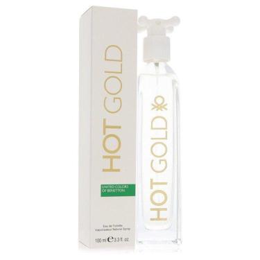 Imagem de Perfume Feminino Hot Gold Benetton Eau De Toilette 100 Ml
