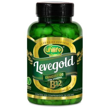 Imagem de Kit Com 5 Levegold Levedo Cerveja Com Vitamina B12 Unilife