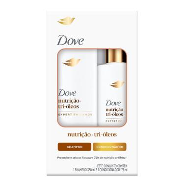 Imagem de Kit Dove Nutrição Tri Óleos Shampoo 350ml + Condicionador 175ml