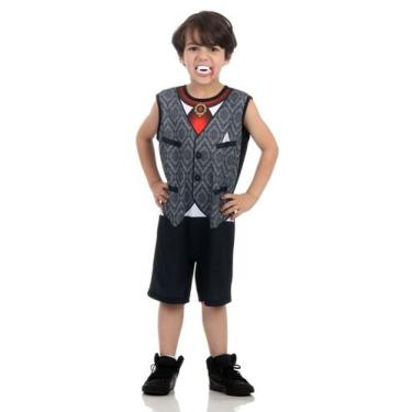 Imagem de Fantasia Vampiro James Infantil - Siper Pop - Halloween - Sulamericana