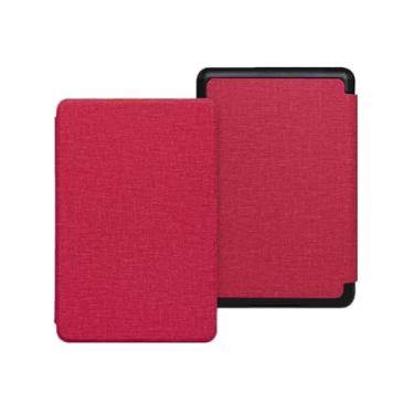 Imagem de Akacy Capa com padrão de tecido para Kindle de 6 polegadas (8ª geração - edição de 2016), capa protetora leve para Kindle edição 2016 8ª geração e-reader (2)
