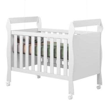 Imagem de Berço Mini Cama Soninho 3 Em 1 Tigus Baby Branco