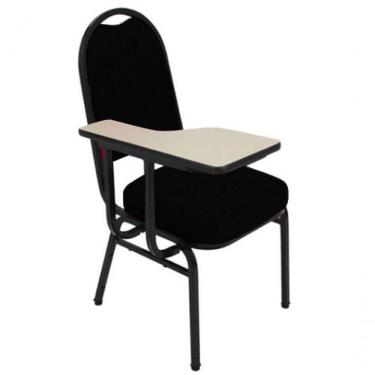 Imagem de Cadeira Universitária Para Auditório Linha Hotel Preto