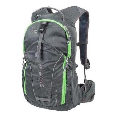 Imagem de Mochila Curtlo Trail Lite Cinza E Verde 14 Litros-Unissex
