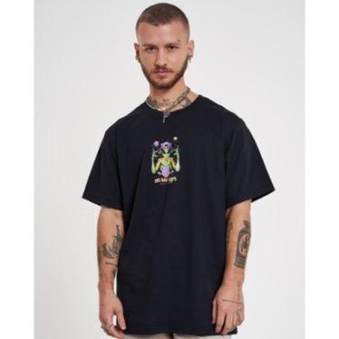 Imagem de Camiseta Regular Estampada - Alien Masculina-Masculino
