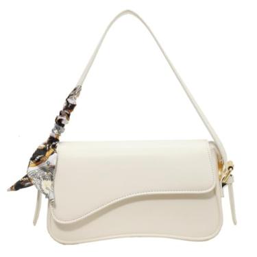 Imagem de Bolsa Baguete Feminina Transversal Pequena Festa (Branco)