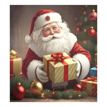 Imagem de SEHANY Capa magnética para lava-louças de Papai Noel, adesivos magnéticos para decoração de Natal antiarranhões para painel de geladeira e lava-louças, decoração de Natal de cozinha doméstica 58 x 66