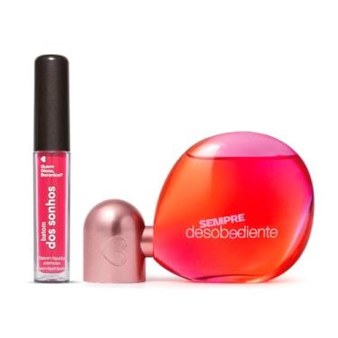 Imagem de Combo Sempre Desobediente Eau De Parfum 100ml + Batom Líquido Cremoso Rosa 5ml