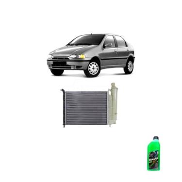 Imagem de Kit Radiador Palio 1.0 96> + Aditivo Radiador Paraflu Verde