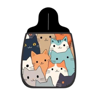 Imagem de Lixeira De Carro Organizador Lixinhocar Estampa Gatinhos Coloridos