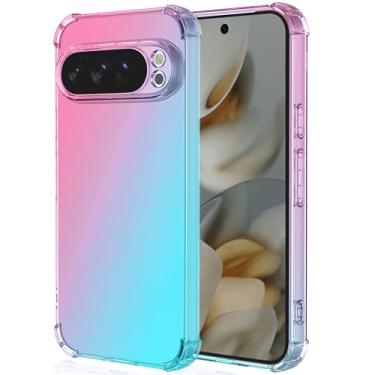 Imagem de Capa para Pixel 10 Pro GG: Capa para celular para celular Google Pixel 10 Pro XL com cantos reforçados TPU com absorção de choque flexível (azul-petróleo)