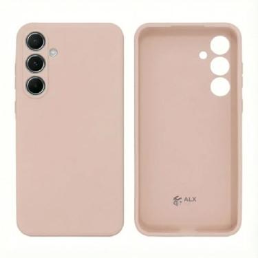 Imagem de Capa Case Compatível com Linha Galaxy A55 – Case Aveludada 3 Camadas Anti Impacto (Nude)
