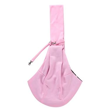Imagem de Canguru para Gato Cachorro Bolsa de Ombro Pet Mãos- Viagem Segura Confortável Design Amigável ao Usuário Cinto Espessado e Ampliado Fivela Segurança Externa Passeio Saída Fim Semana Aventura
