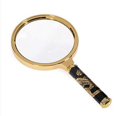 Imagem de uhyOHF Lupa, lupa 10X - 60,70,80 mm Super Alta Claridade Leve Lupa Portátil para Leitura de Mapas - Lupa de Reparo de Relógio Joalheiro, Auxiliares de Baixa Visão (70 mm