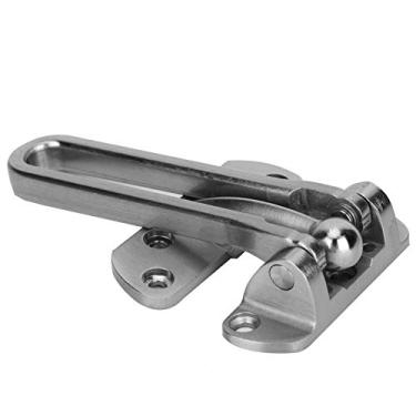 Imagem de HEEPDD Trava de Fechadura, Travas de Portão, Proteção de Segurança para Armários, Guarda-roupas, Casas, Apartamentos, Hotéis, Fivela de Porta Antirroubo Com Base Espessante para de Segurança (JF-01