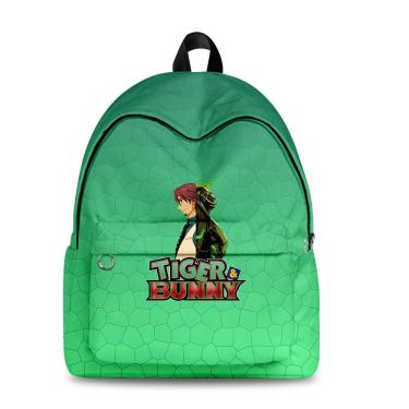 Imagem de Mochila Tigers Bunnys Anime School Bag para crianças 34x17x40cm