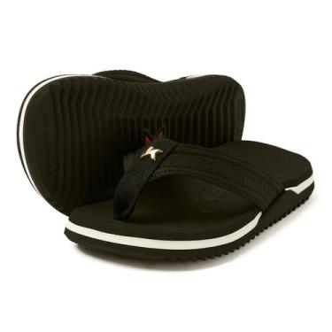 Imagem de Sandalia kenner original juvenil nk6 preto/branco, 33/34