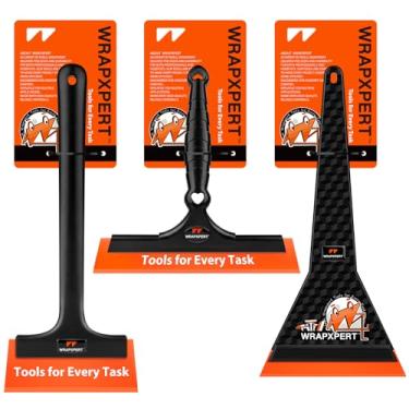 Imagem de WRAPXPERT Rodo de escurecimento de janela, ferramentas de matiz de janela, cabo longo, rodo de carro para janelas dianteiras, limpeza de para-brisa de vidro traseiro, kits de tingimento de carro