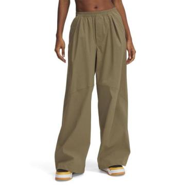 Imagem de Calça Feminina Under Armour Unstoppable Parachute, Bege, G