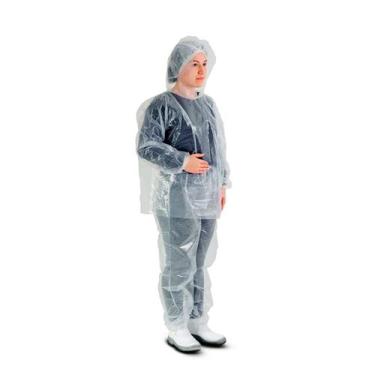 Imagem de Conjunto Capa De Chuva Transparente Capuz, Calça E Bota 0,12mm - ST In
