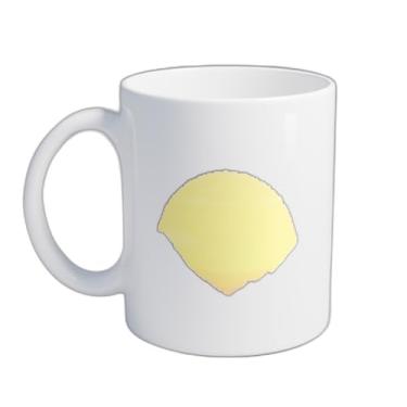 Imagem de Caneca Xícara de Café Porcelana 300ml Design Pixelado Pôr do Sol