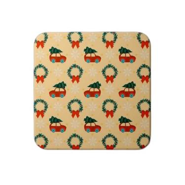 Imagem de Ladrilho Decorativo de Cerâmica Natal e Ano Novo com Estampa Vetorial