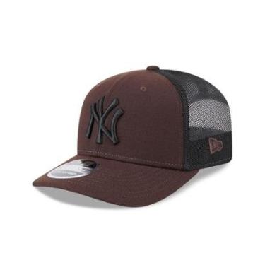 Imagem de BONE NEW ERA 9SEVENTY STRETCH SNAP NEW YORK YANKEES MLB MARROM-Masculino