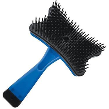 Imagem de JAMBO PET Escova Rasqueadeira Limpa Pelos Modelo Function Cor Azul Para Pets