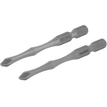 Imagem de Bits de Torção S2 1/4 N. 2 75Mm com 2 Peças - Vonder