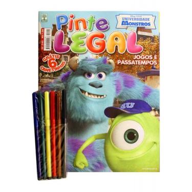 Imagem de Pinte Legal - Ed. 240 - Universidade Monstros - Abril, 3