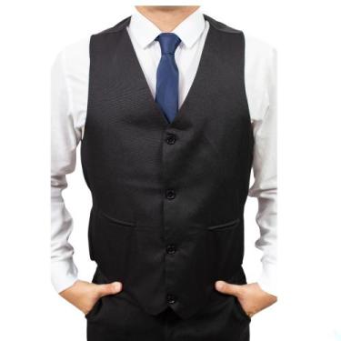 Imagem de Colete Social Masculino para terno  - Fressart, Preto, P
