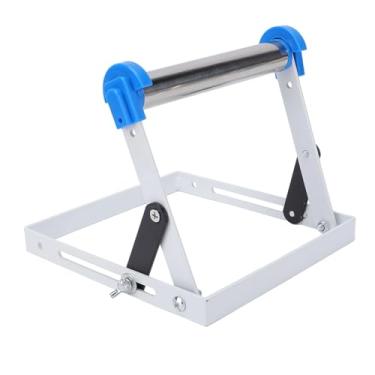 Imagem de Jiawu Estrutura de suporte ajustável para máquina de corte, suporte de mesa para máquina de corte dobrável com altura ajustável, faixa de altura de 2,2 a 5,3 polegadas