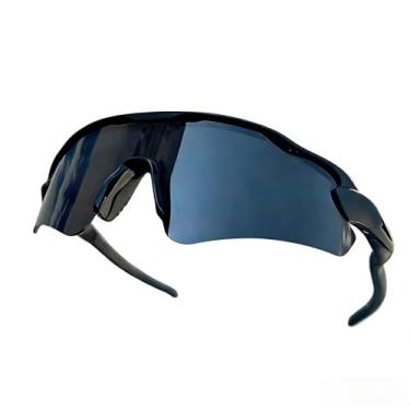 Imagem de Óculos de Sol Esportivo Unissex Polarizado UV400 – Ideal para Corrida, Ciclismo, Praia e Beach Tennis(Preto)