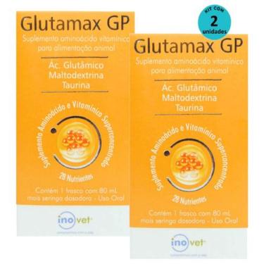Imagem de Kit 2 Glutamax GP Para Animais 80ml Inovet