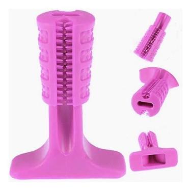 Imagem de Brinquedo Mordedor Limpa Dentes Anti Stress Pet Cães Dog Cachorro Dent