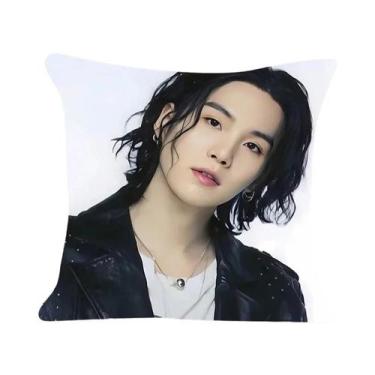 Imagem de Capa De Almofada Dakimakura De Luxo 45x45 Para Quarto, Escritório, Car