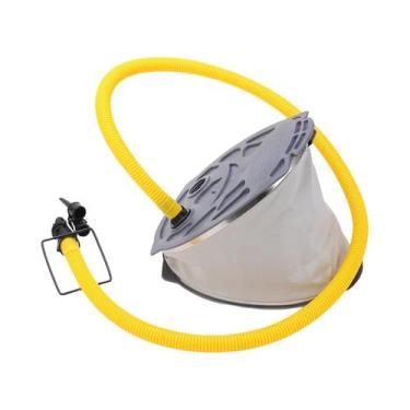 Imagem de Bomba de ar portátil, Plástico compacto para pesca, Barco inflável, Ca