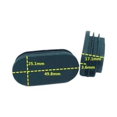 Imagem de 16 Peças De Protetores De Pés De Cadeira De Silicone Oval, Almofadas P