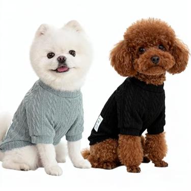 Imagem de Roupas de gatinho, suéteres para cães e gatos, para animais de estimação, fantasia de outono e inverno, casaco para gatos pequenos, médios, cães, meninas, meninos, serve de 1 a 10 kg