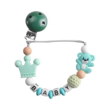 Imagem de Prendedor De Chupeta De Silicone Para Bebês E Crianças, Mordedor De Co