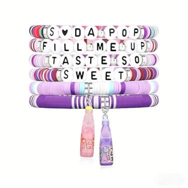 Imagem de Liedrg Pulseira Kpop para fãs - Presentes de amizade BFF | Decoração de roupa de festa de aniversário de Halloween