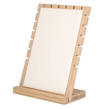 Imagem de Naroote Suporte de Jóias Elegante Colar Pulseira Expositor Rack para Loja ou Uso Doméstico (Branco)