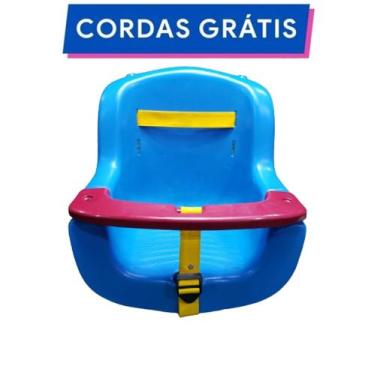 Imagem de Balanço Infantil Suspenso Teto Bebê Plástico P/ Crianças - Cia do Pula