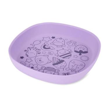 Imagem de Prato De Silicone Zoo e Spark Style Lilás Skip Hop